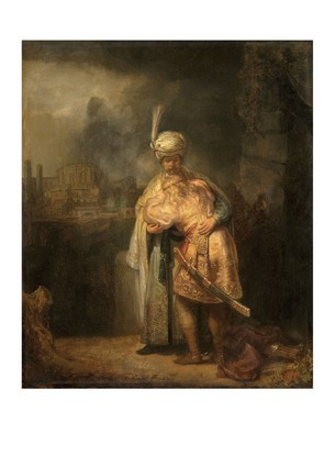 Лист Rembrandt — David and Jonathan