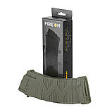 Магазин 5.45х39 на 32 набоів полімерний FIRE ON OLIVE (Україна) для АК-74/АКС-74/АКСУ колір-ОЛИВА, фото 8