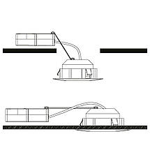 Вбудований світильник LED Module 3000К пластик білий 3 шт 8.4х4 см, фото 4