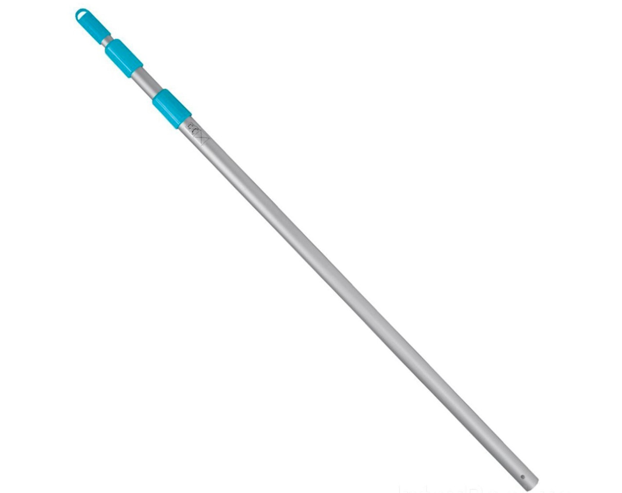 Телескопічна ручка для поверхносного прибирання води Intex алюмінієва 239 см Синій (IP-166834)