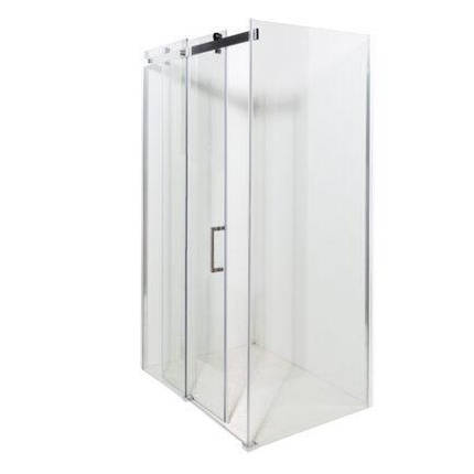 Душова кабіна Vivia Rimma 8000D-70 R 70x120x190 см без піддону хром прозоре скло, фото 3