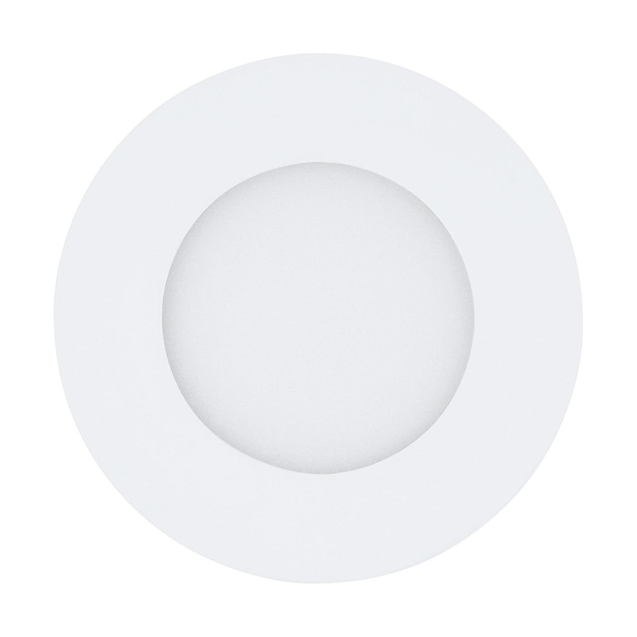 Точковий світильник метал та пластик білий 8.5х3 см