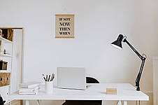 Офісна настільна лампа металева Е27 на підставці та струбцині чорна 73 см, фото 2