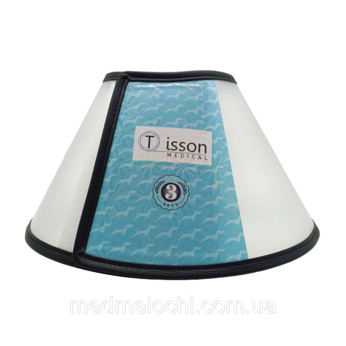 Комір для тварин на липучці №3 33-39 см/16 см. Tisson Medical