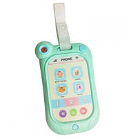 Інтерактивний телефон для дітей Metr+ G-A081 T Бірюзовий (G-A081 Turquoise-RT)