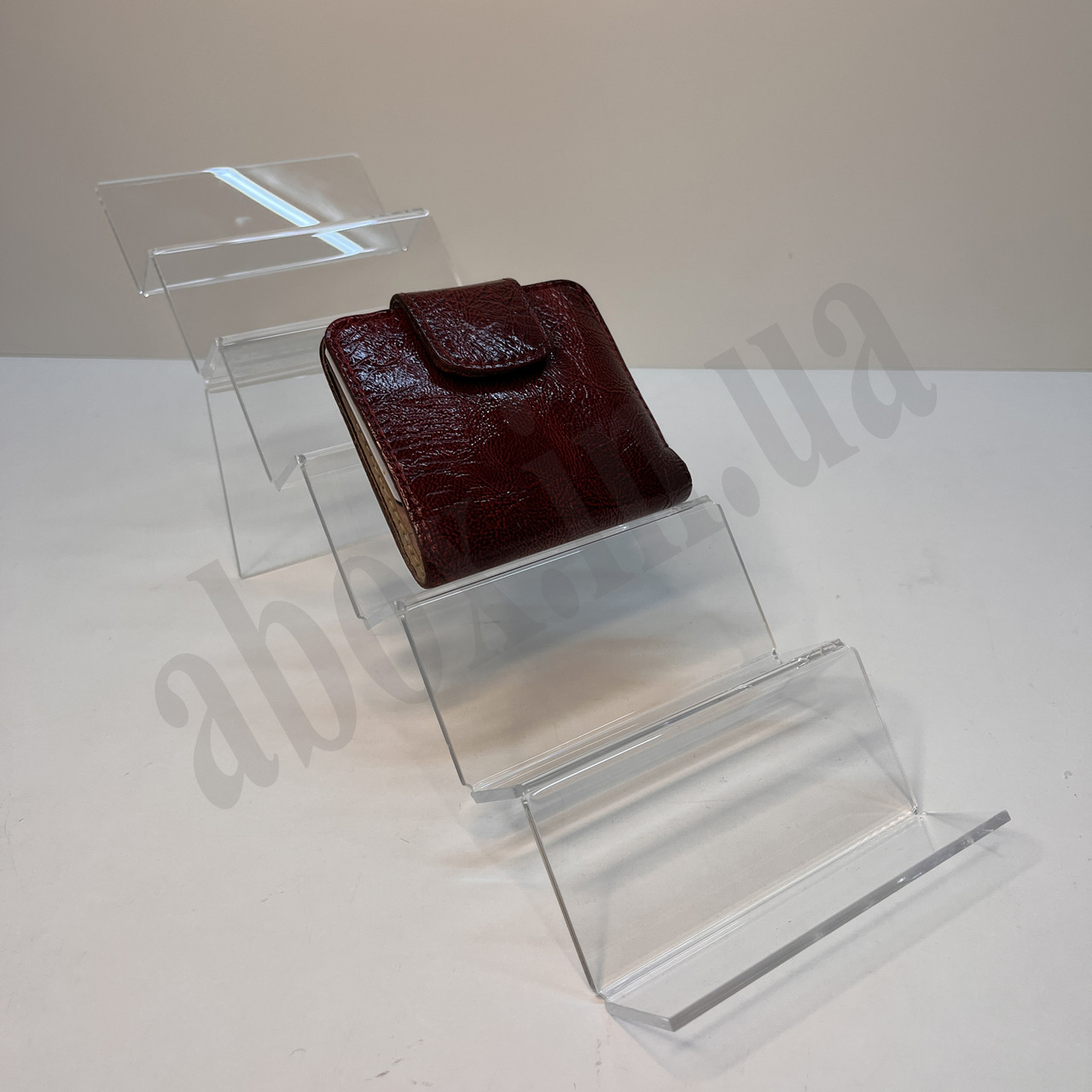 Багатоярусна підставка під гаманці на 6 ярусів із ніжкою, фото 1