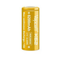 Акумулятор Vapcell Li-ion 26650 6200mAh 15A 3,7V (INR26650 K62)