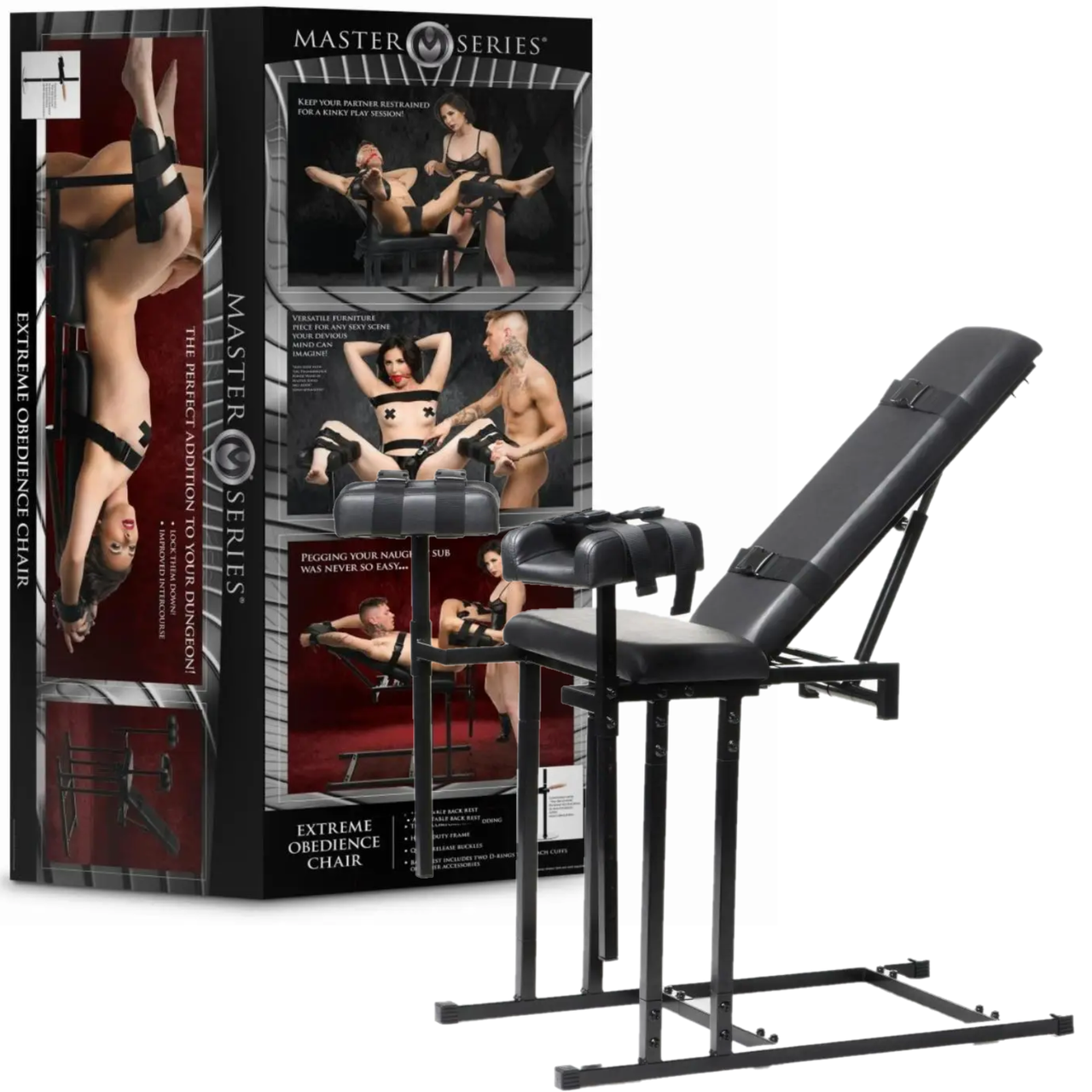 Крісло-кушетка для сексу "Extreme Obedience BDSM Chair" Master Series (США)