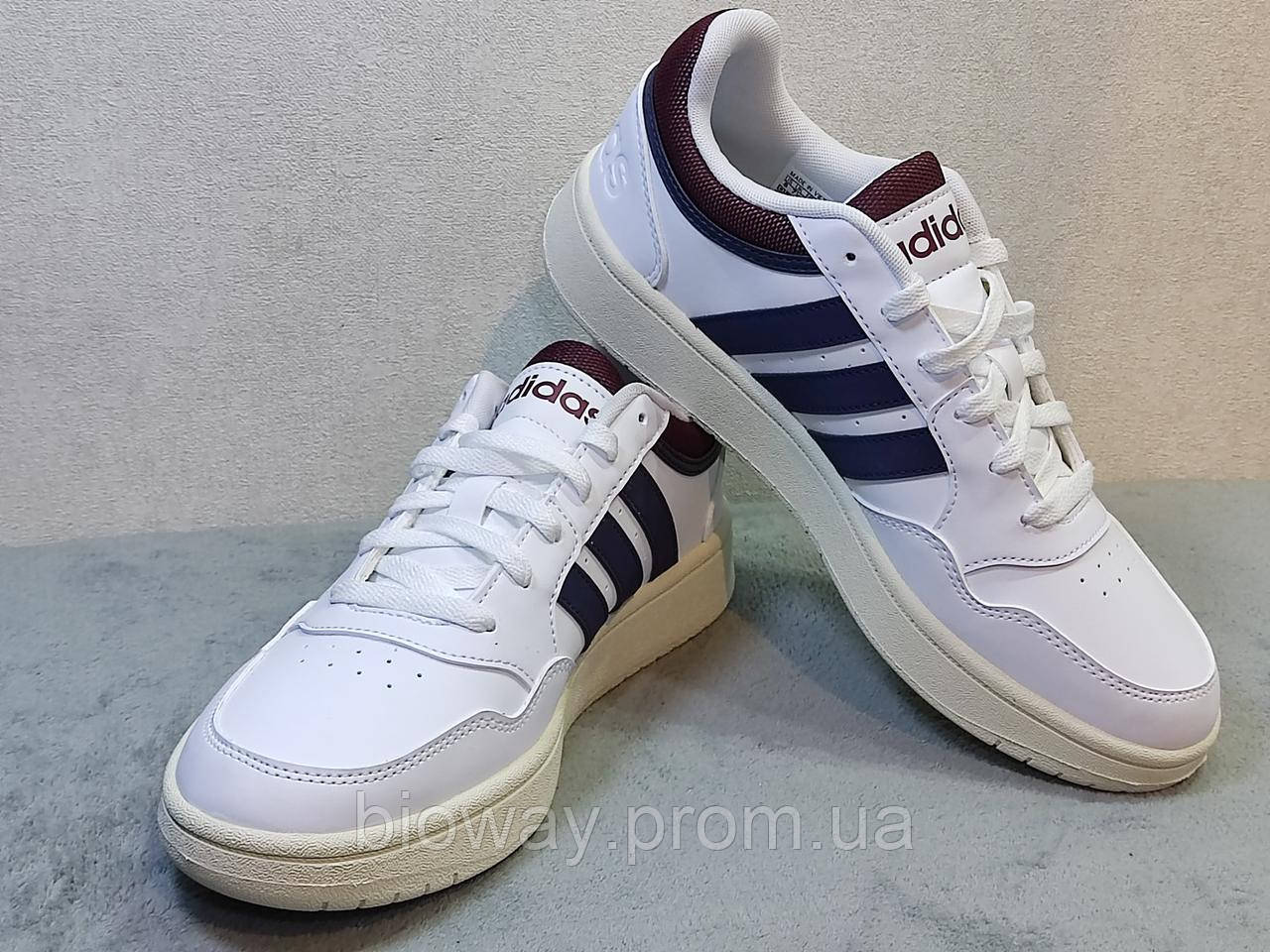 Кроссовки адидас мужские оригинал ADIDAS HOOPS 3.0 LOW, брендовые оригинальные демисезонные кроссы для мужчин - фото 4 - id-p2127145704