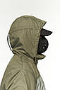 Вітровка чоловіча модель SM-2405, хакі від бренду ТУР розмір: S, M, L, XL, XXL, фото 5