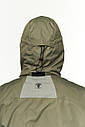 Вітровка чоловіча модель SM-2405, хакі від бренду ТУР розмір: S, M, L, XL, XXL, фото 6