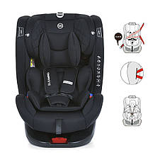 Автокрісло дитяче El Camino Everest ME 1114 (isofix, поворот 360 º, група 0+/1-I-II-III, від 0 до 12 років), фото 3