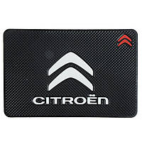 Антискользящий коврик торпеды с логотипом Citroen