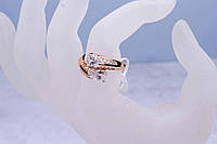 Кольцо женское, красивое широкое кольцо, размер 18