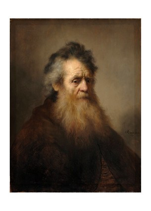 Листівка Rembrandt — Bearded Old Man