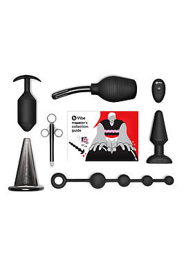 Набір анальних іграшок чорного кольору B Vibe 10 предметів Talla