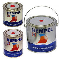 Краска для судов лодок пвх и катеров HEMPALIN ENAMEL красная (Red) 02/075/25 л Hempel