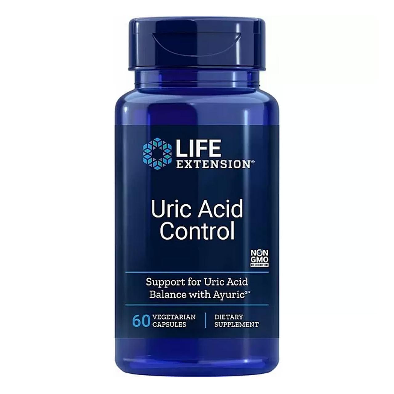 Сечова кислота контроль (Uric Acid Control) 500 мг 60 капсул LEX-19216