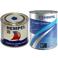 Краска для судов лодок пвх и катеров HEMPALIN ENAMEL тёмно-синяя 200/750 мл Hempel