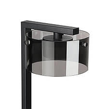 Настільна лампа LED 7.2Вт 3000K сталь скло з напиленням чорний 15х20х42 см, фото 3