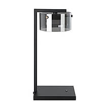 Настільна лампа LED 7.2Вт 3000K сталь скло з напиленням чорний 15х20х42 см, фото 4