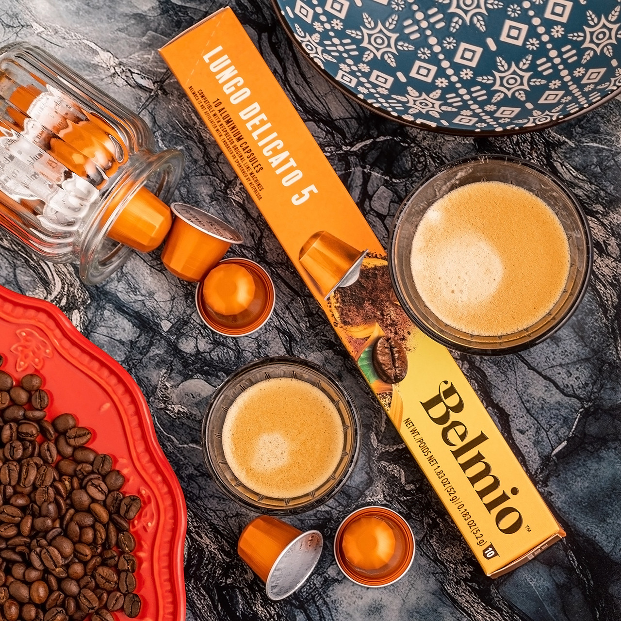 Nespresso® капсулы Belmio Lungo Delicato (збалансований смак з фруктовими та квітковими нотками)