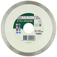 Алмазний диск 125х22мм сегмент 5мм по керамической плитке Hitachi / HiKOKI 752887