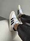 Кросівки чоловічі білі Adidas Spezial White Black (15829), фото 6