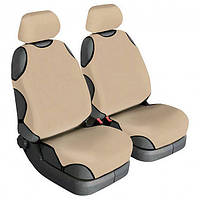Авточехлы майки для передних сидений Beltex COTTON Бежевые (BX11810)