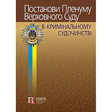 Постанови Пленуму Верховного Суду в кримінальному судочинстві 2024