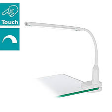 Настільна лампа пластикова біла LED Module 4000K 45х27.5 см, фото 3