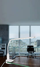 Настільна лампа пластикова біла LED Module 4000K 45х27.5 см, фото 5