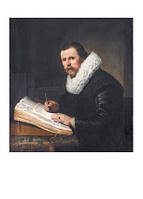 Открытка Rembrandt - Scholar at his Desk