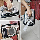 Каністра горизонтальна з нержавіючої сталі 3л, Merlion ML201 + гнучка лійка / Каністра для бензину, фото 4