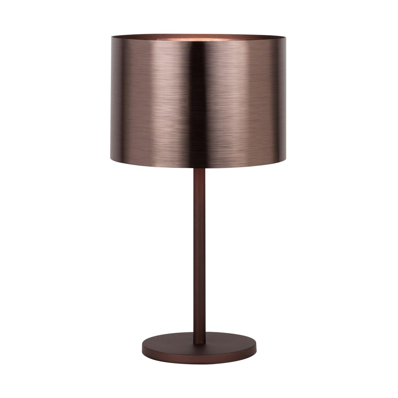 Настільна лампа металева коричнева на 1 лампу Е27 66х35 см