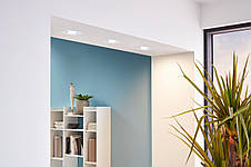 Вбудований світильник LED Module 3000К пластик білий 3 шт 8.4х4 см, фото 2