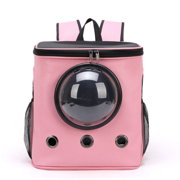 Рюкзак для перенесення тварин з ілюмінатором CosmoPet CP-04 для котів та собак Pink, фото 1