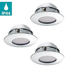 Вбудований світильник LED Module 3000К пластик хром 3 шт 7.8х3.5 см, фото 2