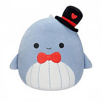 Мягкая игрушка Squishmallows Синий кит Самир (30 cm) SQVA00873