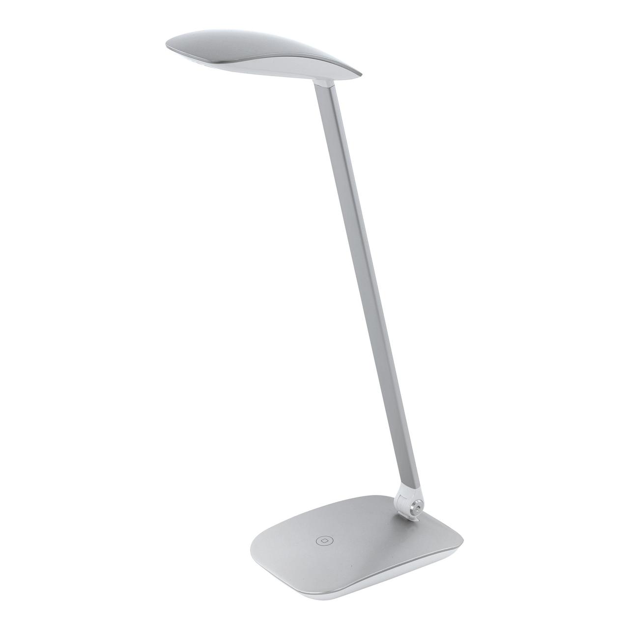 Настільна світлодіодна лампа пластмаса срібло 50х15.5х10 см