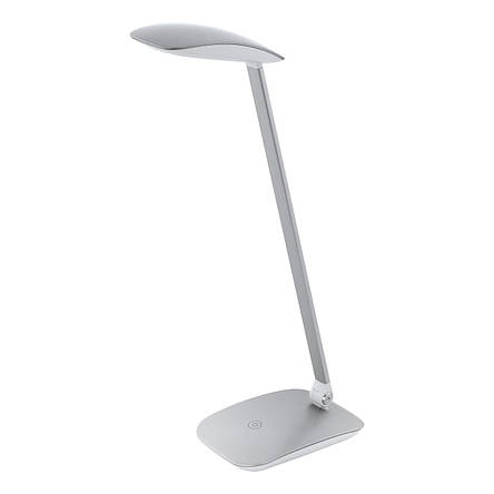 Настільна світлодіодна лампа пластмаса срібло 50х15.5х10 см, фото 1