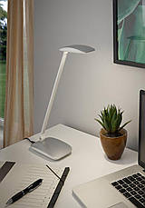Настільна світлодіодна лампа пластмаса срібло 50х15.5х10 см, фото 2
