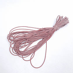 Резинка для донки кругла 2.0мм 18м червона рибальська гумка для закидушки