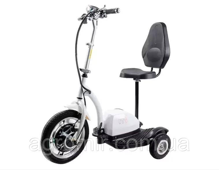 Електросамокат із сидінням (сидіння - спинка) TTG SM T06-2 48V 500W 12AH Білий