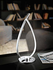 Настільна лампа LED 8.8Вт 3000K сталь пластмаса хром білий 19.5х15х33.5 см, фото 5