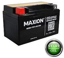 Мото аккумулятор AGM MAXION YTX 7A-BS (12V, 7A)
