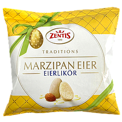 Марципани яйця Зентіс Zentis eier eierlikor 125g 36шт/ящ (Код: 00-00016051)