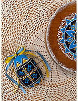 Сувенір текстильний декор великодній "Писанка спадок традицій" ручної роботи