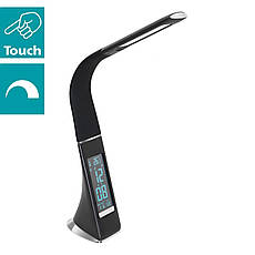 Настільна лампа світлодіодна чорна із пластику 51х10х7 см, фото 3