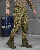Боевые тактические штаны мультикам рипстоп Армейские усиленные штаны мультикам Штаны мультикам вставки кордура